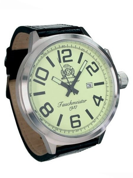 Tauchmeister XXL 58mm Military Watch with Fully Luminous Dial #T0290