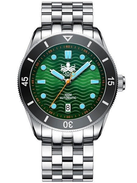 Scratch and Dent - PHOIBOS Wave Master 300-Meter Automatic Dive Watch with AR Sapphire Crystal #SND1011