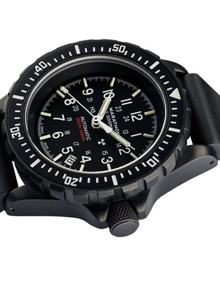 Marathon GSAR Anthracite Automatic Military Divers Watch #WW194006BK