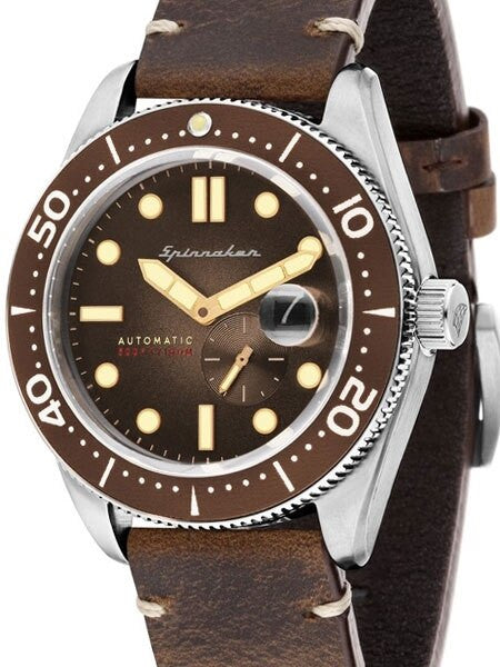 Spinnaker Croft Automatic Sports Watch with 43mm Case and Brown Dial #SP-5058-02
