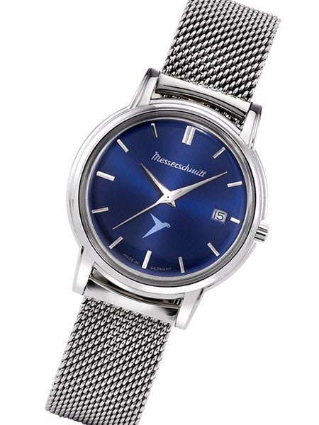 Messerschmitt Radiant Blue Dial Special Edition Quartz Dress Watch #KR200-BMil