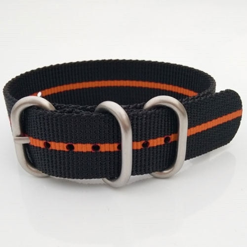 3-Ring Nylon Tactical Field Strap with Matte Finish Steel Buckle #TFS-23-SS