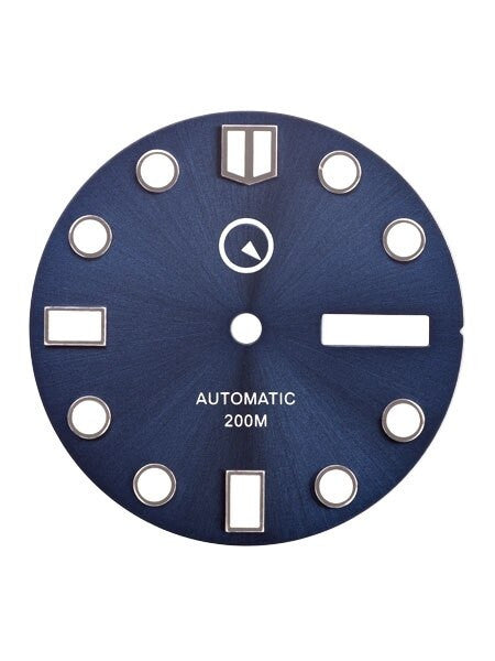 Dark Blue Dial with SuperLuminova for Seiko 7S26, NH36 and 4R36 Movements #D08