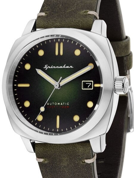 Spinnaker Hull Automatic Sports Watch with 42mm Case and Dark Green Dial #SP-5059-03