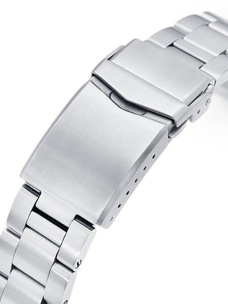 Strapcode 22mm Super-O "Boyer" watch band for Orient Kamasu #SS221820B115