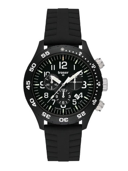 Traser Officer Pro Chronograph with Tritium Illumination and 12-Hour Totalizer #107101