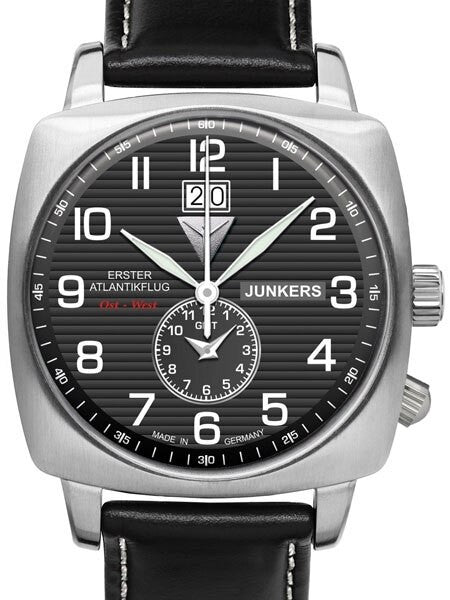 Junkers 1st Atlantic Flight Dual Time, Big Date Watch #6440-2