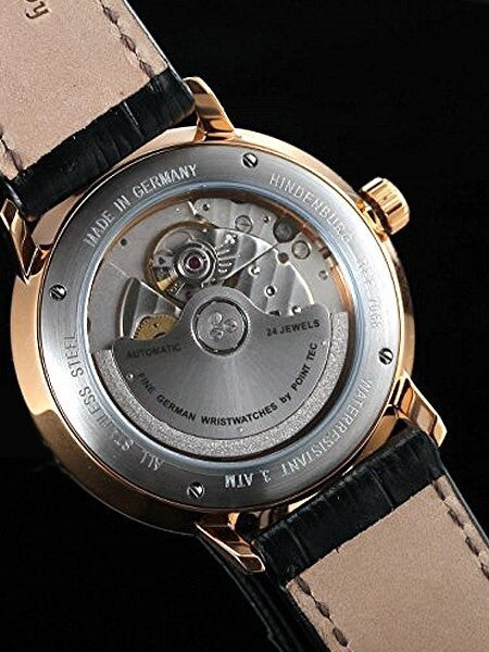Graf Zeppelin LZ129 Hindenburg Series II Automatic Dress Watch with Rose Goldtone Case #7068-1