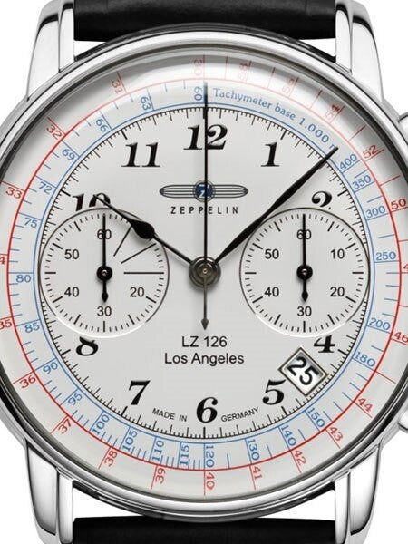 Graf Zeppelin LZ 126 Los Angeles Quartz Chronograph Watch #7614-1