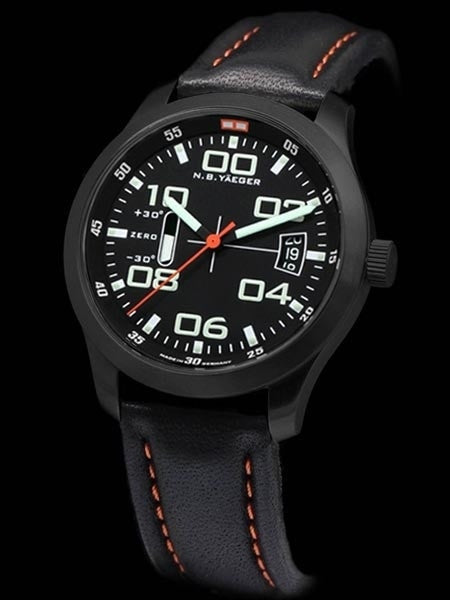 NB Yaeger Swiss Automatic Pilot Watch with Sapphire Crystal #TENDENCE-PVD-C2