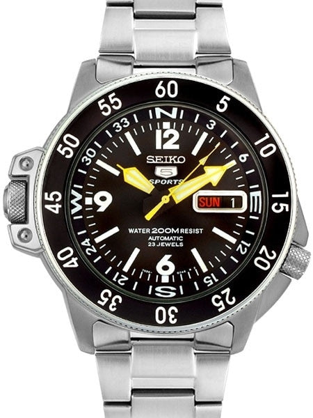 き*♦様 【稼働品】SEIKO自動巻きSKZ211 Seiko Sports 5 Land Shark Automatic with Inner Rotating Compass