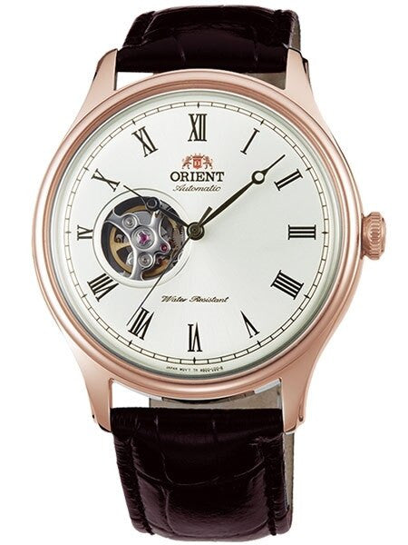 Orient Envoy Open-Heart Automatic Watch with Leather Strap #AG00001S