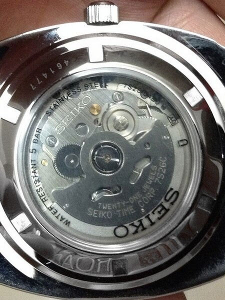 Seiko Recraft Series Automatic Watch with 43.5mm Case, Black Leather Strap #SNKN01