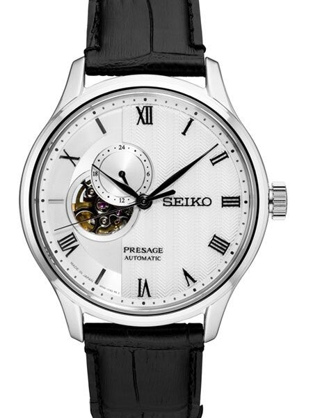 Seiko Presage Open-Heart Automatic Dress Watch with 41.8mm Case #SSA379