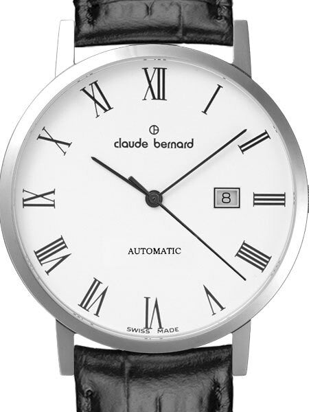 Claude Bernard Swiss Made ETA Automatic Dress Watch #80095-3-BR