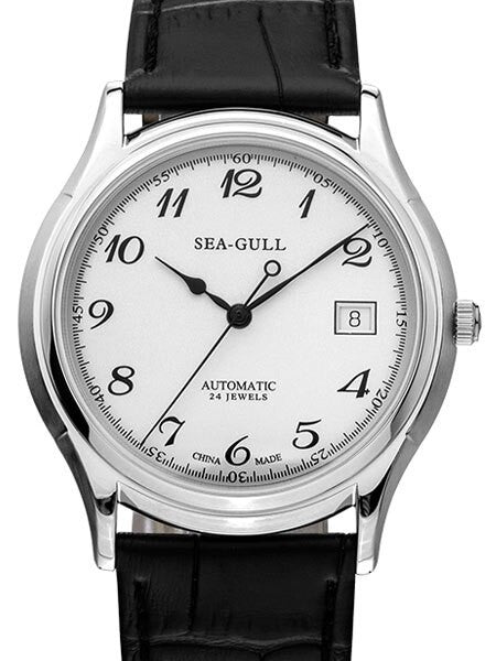 Sea-Gull 38mm Automatic Slim Dress Watch with Sapphire Crystal #819.332