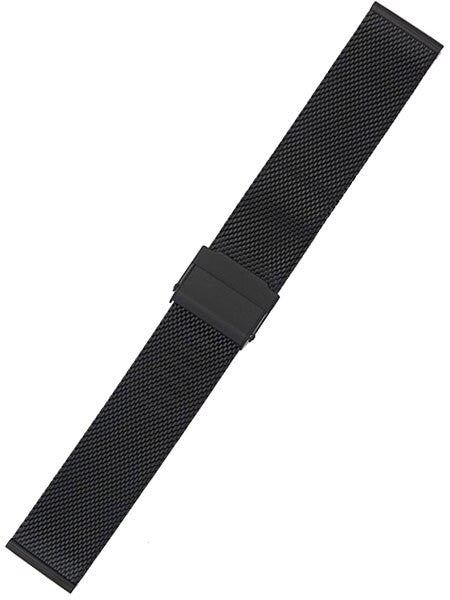 STAIB Polished Finish Milanaise Mesh Bracelet #ST-BK-2905-20805SBL (Straight End, 18mm)