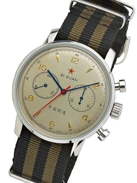 Seagull 1963 Hand Wind Mechanical Chronograph with Sapphire Crystal #6488-2901C-S