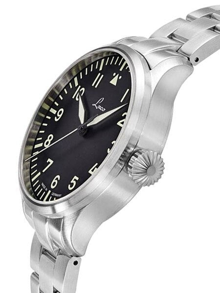Laco 42mm ROM Type A Dial Automatic Pilot Watch, Sapphire Crystal #861895