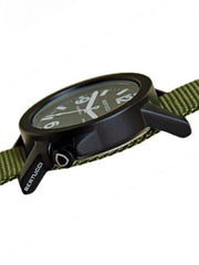 Bertucci Experior Anodized Aluminum Unibody Watch with Nylon Strap #16501 crown