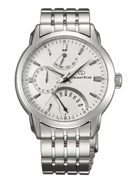 Orient Star Retrograde Day Watch with Date, Power Reserve, Sapphire Crystal #DE00002W