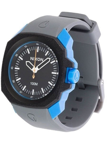 Nixon Ruckus Watch with 41mm Polycarbonate Case, White Hands and Markers #A349-1537