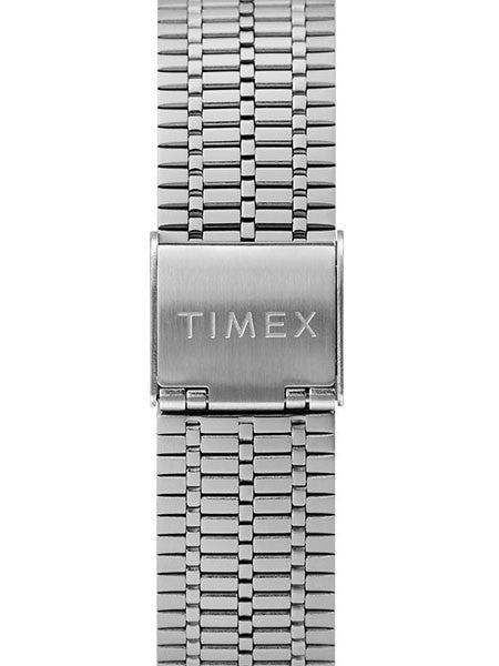 Q Timex Reissue of 1970's 38mm Stainless Steel Bracelet Watch #TW2T80700ZV