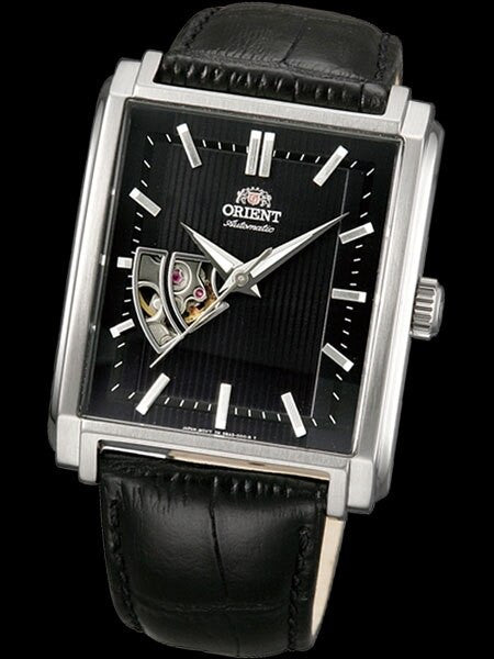 Orient Producer Automatic Dress Watch with Open-Heart, Pinstriped Dial #DBAD004B