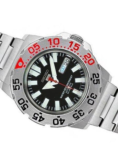 Seiko 5 Sports "Baby Monster" Automatic Dive Watch w/Black Dial #SNZF47K1