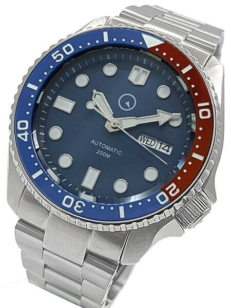 Scratch and Dent - Islander Automatic Dive Watch with  AR Sapphire Crystal, and Luminous Ceramic Bezel Insert #ISL-03