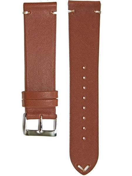 Horween Vintage Style Honey Brown Calfskin Leather with Matching Lining and Hand-Stitching #INS-HOR03