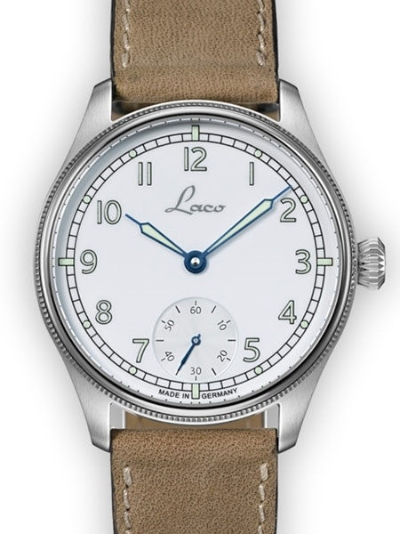 Laco Cuxhaven Manual Winding Navy Watch with AR Sapphire Crystal #862104