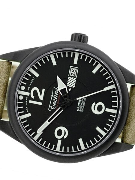 Techne Automatic 41mm Harrier Aviator Watch with Anti-Reflective Sapphire Crystal  #363.162