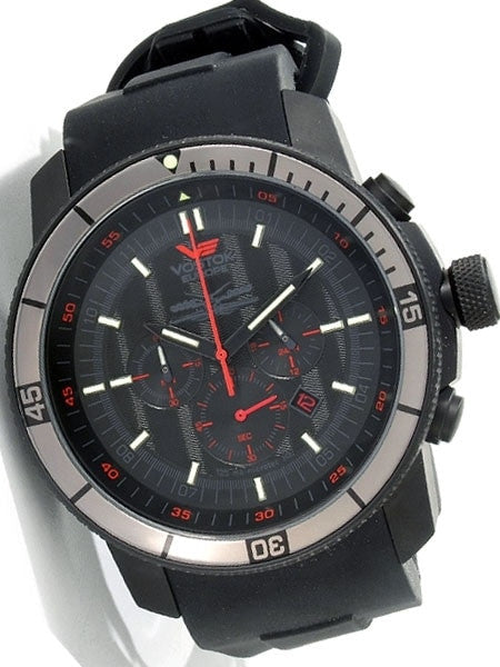 Vostok-Europe Ekranoplan Caspian Sea Monster Tritium Tube Chronograph #5464136