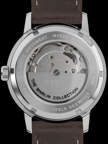Timex 40mm Marlin 21-Jewel Automatic Watch with Black Dial #TW2T23000ZV