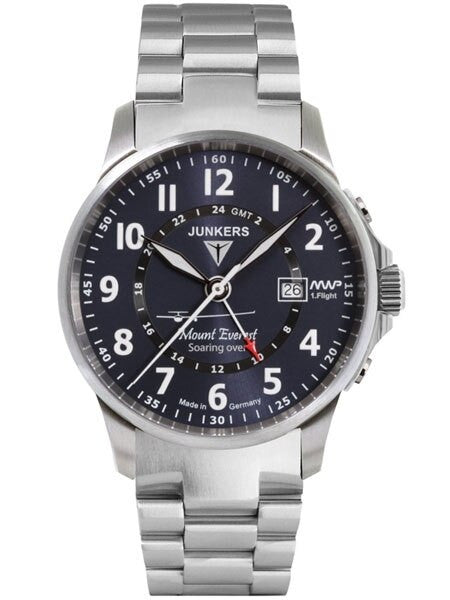 Junkers 150 Mountain Wave Project series 40mm Quartz GMT Watch