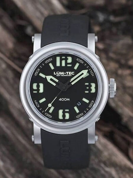 Lum-Tec 42mm High-Beat Automatic Watch with AR Sapphire Crystal #400M-1