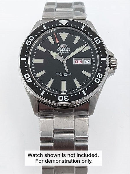 Polished Stainless Steel (Sub-Style) Bezel for Orient Kamasu watches #B15-P