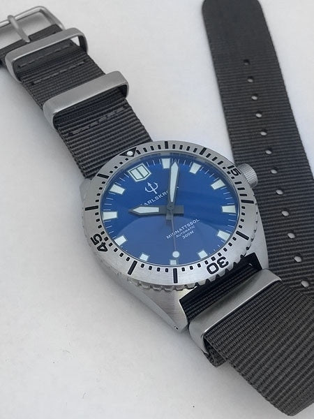 Karlskrona Midnattssol 300-Meter Automatic Dive Watch with 43mm Case #MID-BND