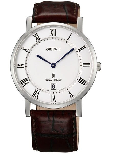 Orient Class Quartz Dress Watch with Sapphire Crystal and Elegant White Dial  #GW0100HW
