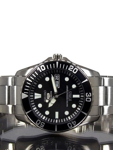 Seiko 42mm Sports 5, 23-Jewel Automatic Watch with Day and Date Window #SNZF17K1