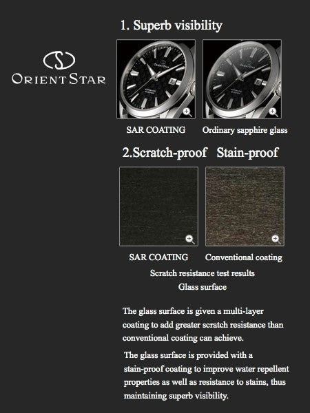 Orient Star Standard-Date Automatic Watch with Sapphire Crystal and SAR Coating #DV02003W