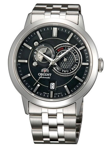 SCRATH AND DENT -  Orient Automatic Sun and Moon Watch with Sapphire Crystal #ET0P002B