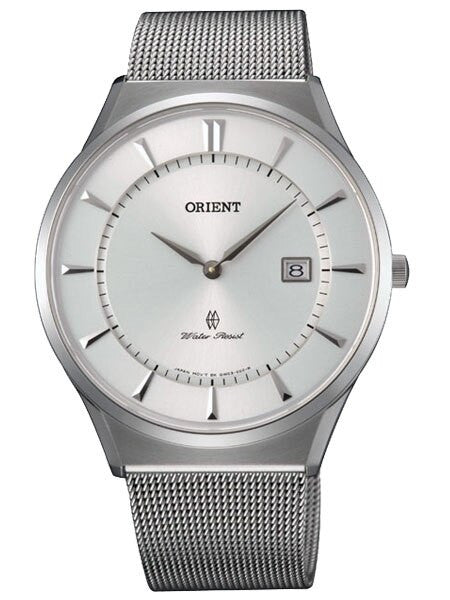 Orient Palmer Quartz Dress Watch with Sapphire Crystal and Mesh Bracelet #GW03005W