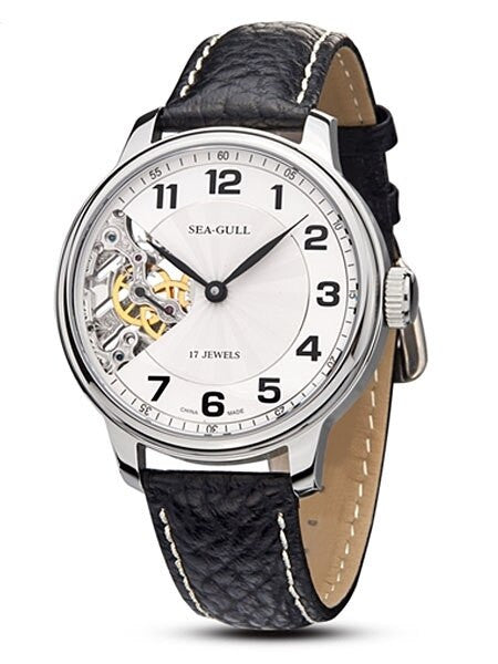 Sea-Gull 45mm Semi-Skeleton Hand Winding Mechanical Watch #M222SK