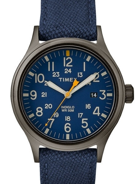 Timex 40mm Allied Quartz Watch with Blue Dial and INDIGLO Night-Light #TW2R46200VQ