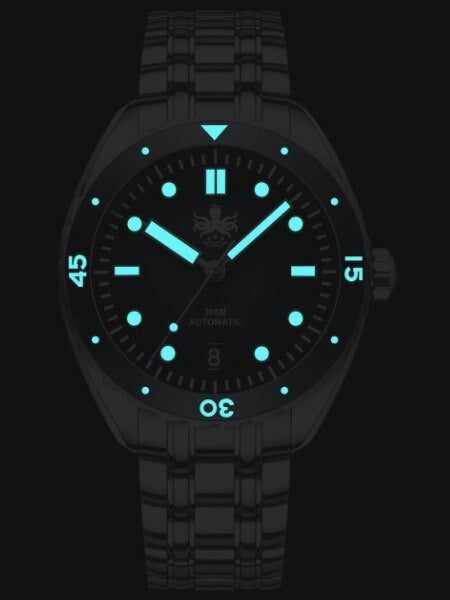 PHOIBOS Eagle Ray 300-Meter Automatic Dive Watch with Double Dome AR Sapphire Crystal #PY025D