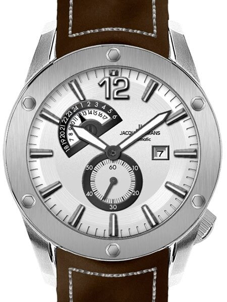 Jacques Lemans 46mm Liverpool Automatic Watch with a 24 Hour Sub-Dial #1-1765B