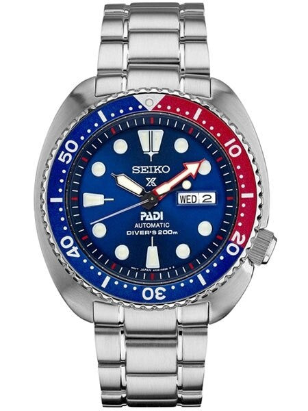 Seiko Special Editon Prospex PADI Automatic Dive Watch with Stainless Steel Bracelet #SRPA21