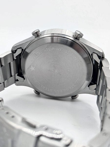 Red Star Quartz Drum Roller Watch with 44mm Case #8395G-D